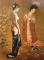 Dama Con Flores Niña China Desnuda